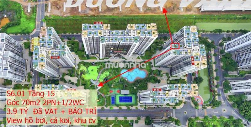 Góc 70m2 origami 3.7 tỷ đã thuế phí nhận nhà toà s10 và s6