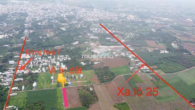 Đất đông hòa hưng thịnh lô 2 mặt tiền 12m giá chỉ 1t350