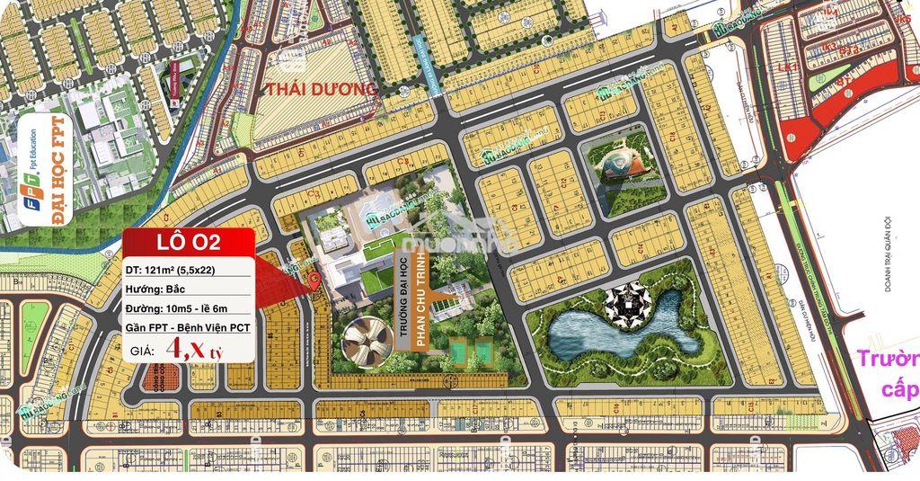 💥 Giá quá tốt -  mặt tiền 10m5 cạnh trường fpt chỉ còn 4,4 tỷ! 💥 - 3