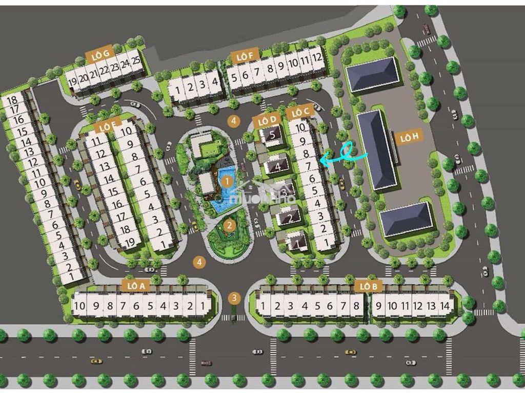 (Sát bx miền đông metro)bán nhà phố compound golf park long thạnh mỹ - 3