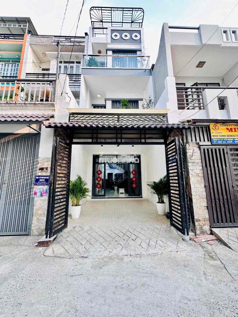 Nhà đẹp 4m x 19m 3 tầng đầu đường tô ngọc vân gần q.gò vấp