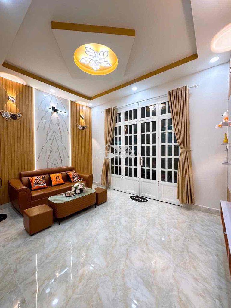 Nhà mới 1 lầu ngay cây xăng ngã ba tân kim đường ql50 vào 100m có shr - 3