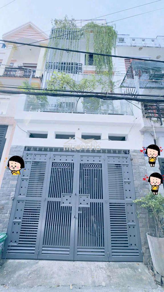 Ô tô vào nhà 4x15m 3pn 4wc hẻm thông lâm thị hố, ở ngay