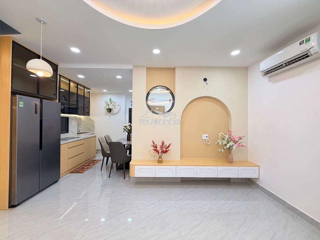 Phan văn trị, bình thạnh, 43.9m, sân 10 chiếc, tặng nội thấtcạnh hxh. - 3