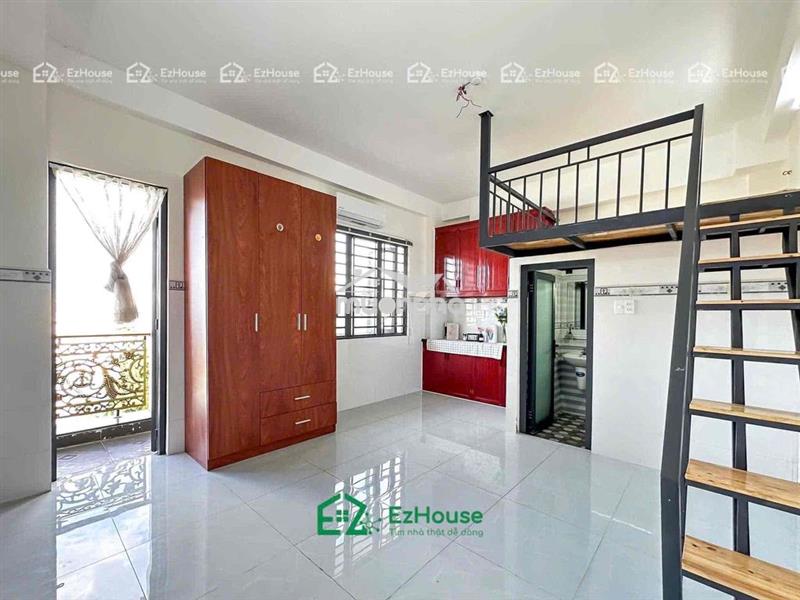 Căn hộ duplex ban công riêng thoáng mát ngay ngã tư bốn xã nhà mới