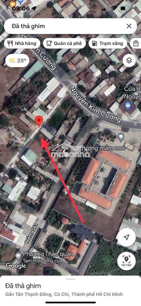 Nhà bán chính chủ 10x17m full thổ cư 1 xẹc đường kim cương vô 30m