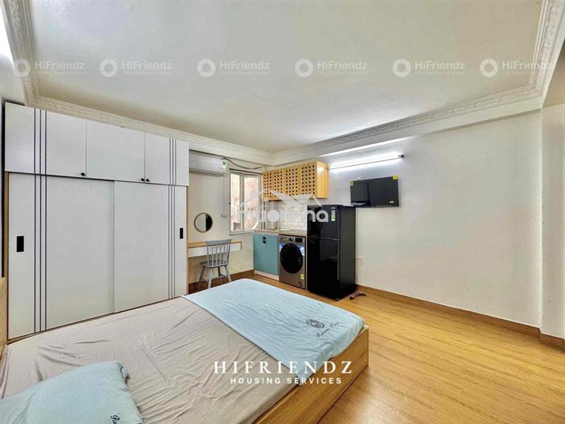 Studio full nội thất ngay hồng bàng q5 - sẵn máy giặt riêng