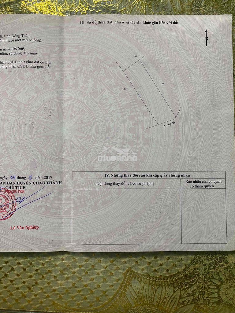 Bán đất thổ cư lớn mặt tiền đường nhựa đường nhựa - 3