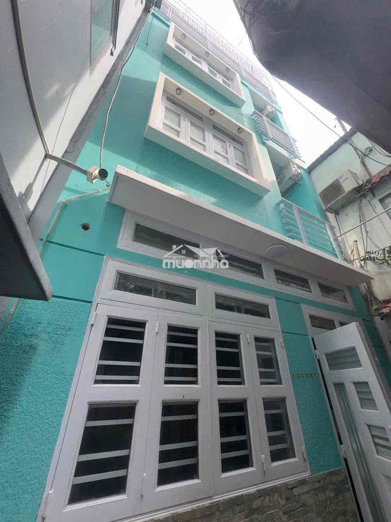 Nhà nguyên căn. 4 tầng. hẻm 2m. hình thật 100%.