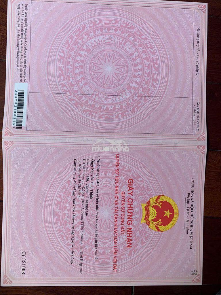 Bán đất đang trồng cây cao xu