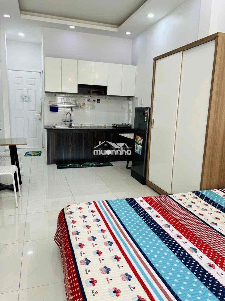 Cho thuê căn studio ban công full nt mới ở điện biên phủ bàn cờ q10 - 3