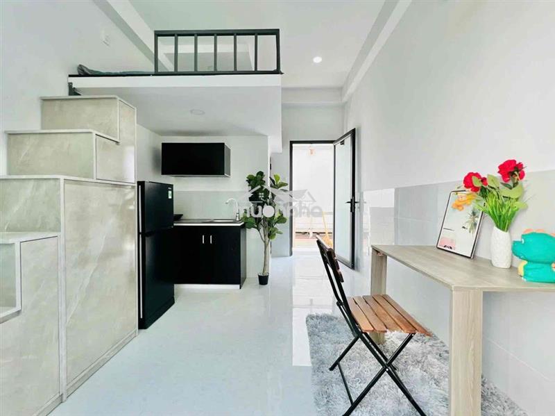 Căn hộ gác lửng mới – full nội thất – tô ký, tân chánh hiệp