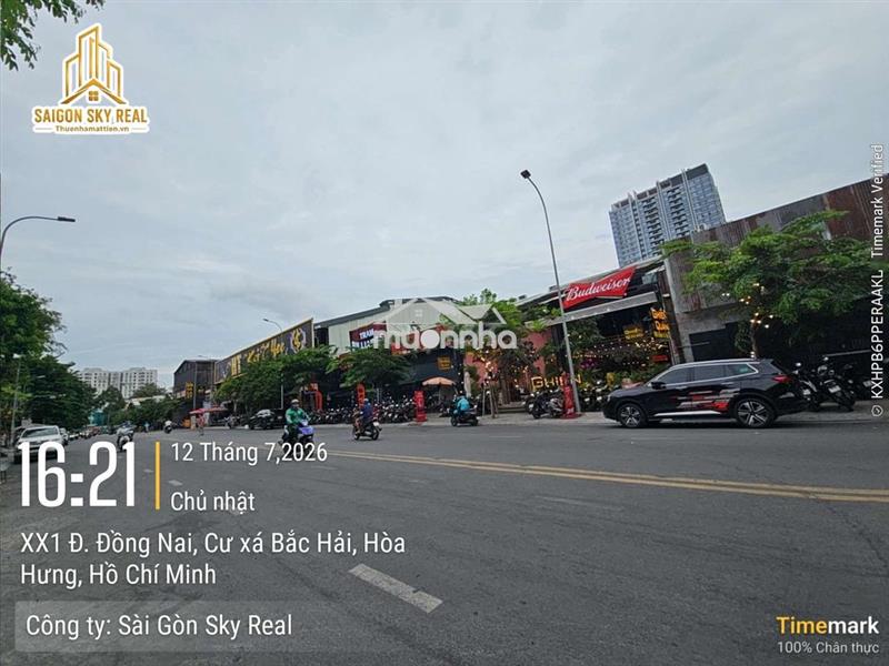 Mt cf nhà hàng sr ngang 40m 2000m2 ngay góc tô hiến thành
