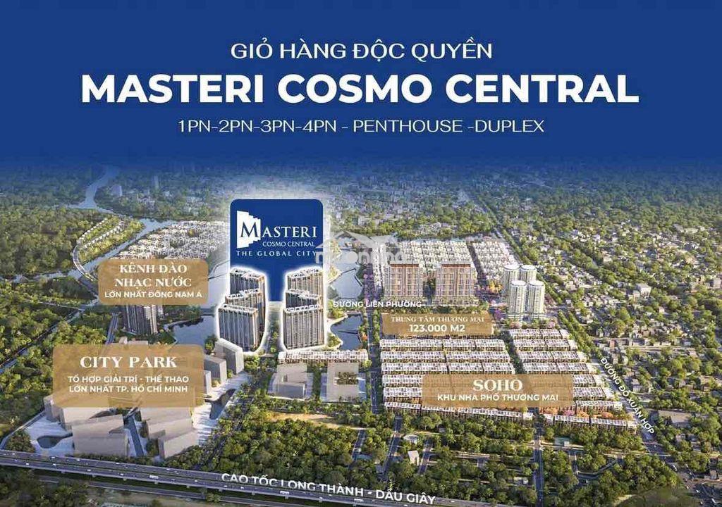 Masteri cosmo central – căn 1pn+ view hồ đẹp nhất  48.5m² giỏ hàng đq - 2