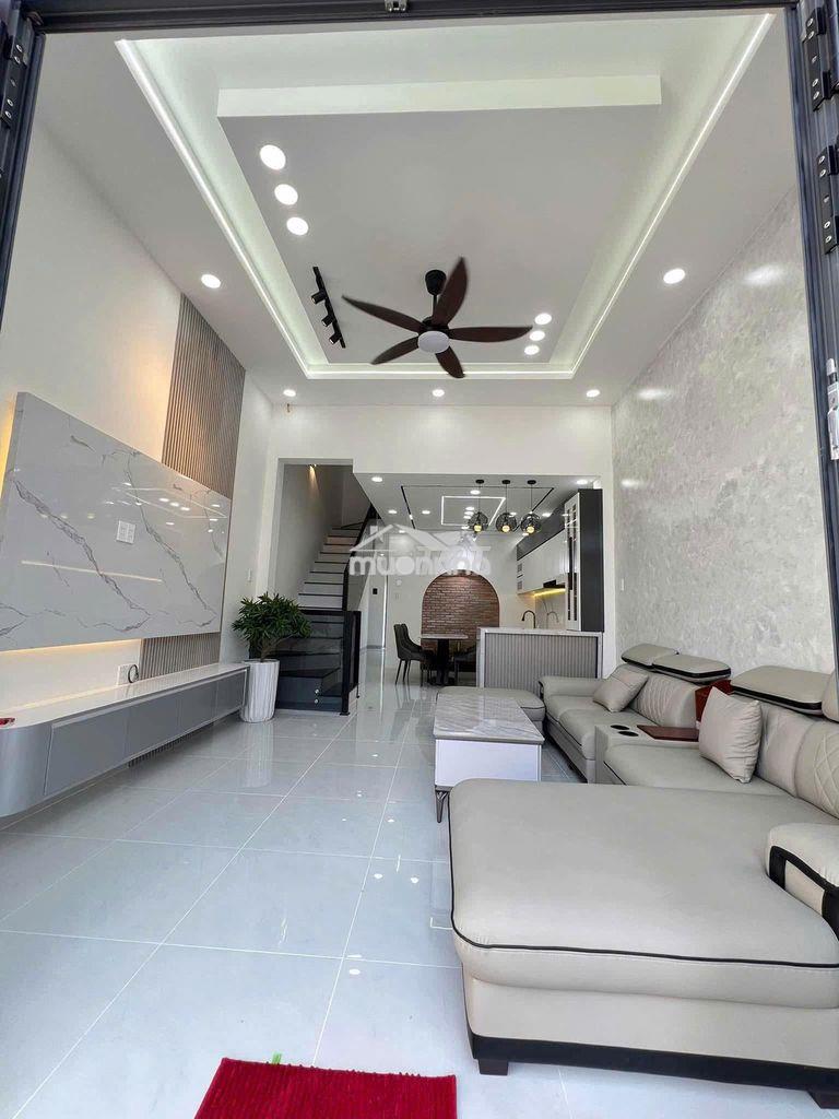 Hạ giá 200 triệu bán nhà trệt lầu mới xây ngay cuối đồng khởi - 3