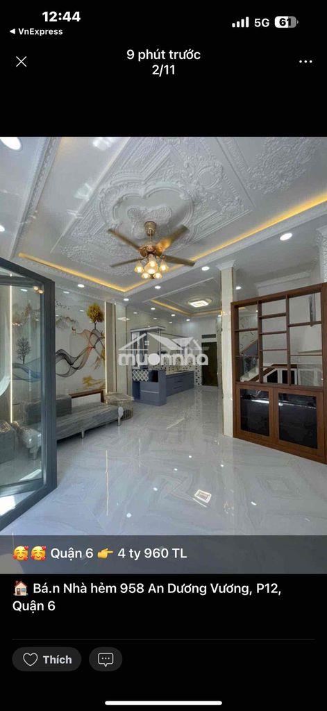 Nhà bán võ văn kiệt q6 37m2 1 lầu nhà đẹp ở liền 3.9 tỷ tl - 3