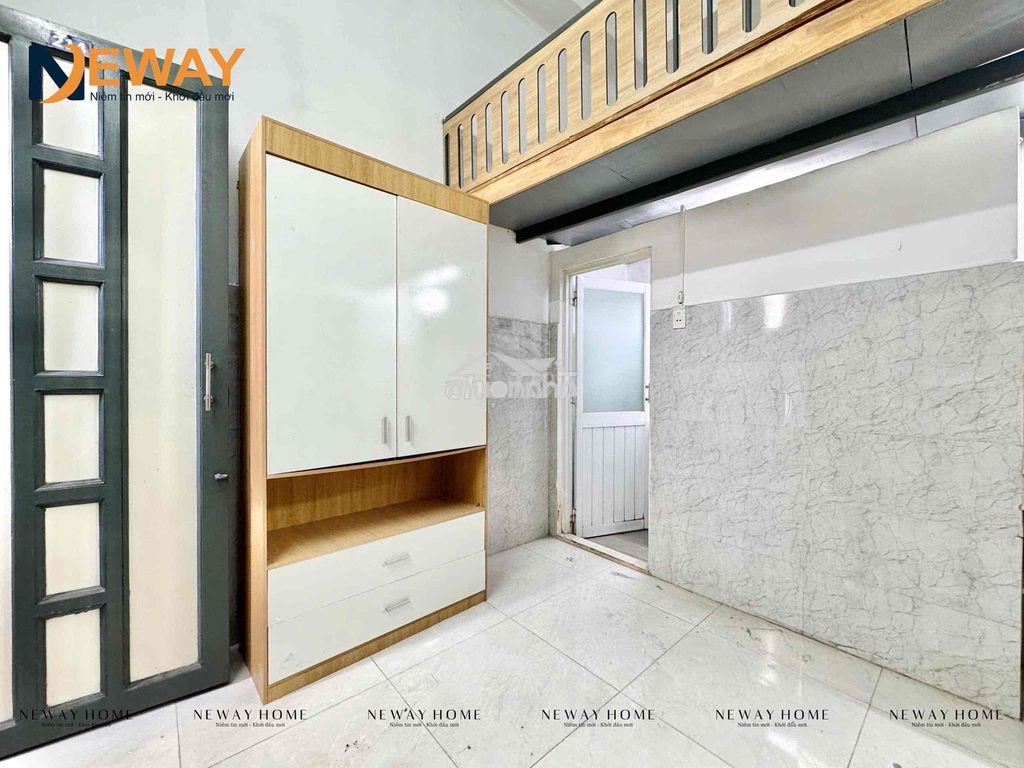 Cho thuê phòng có gác gần đh văn hiến - âu cơ - sơn sửa mới - bảo vệ - 3