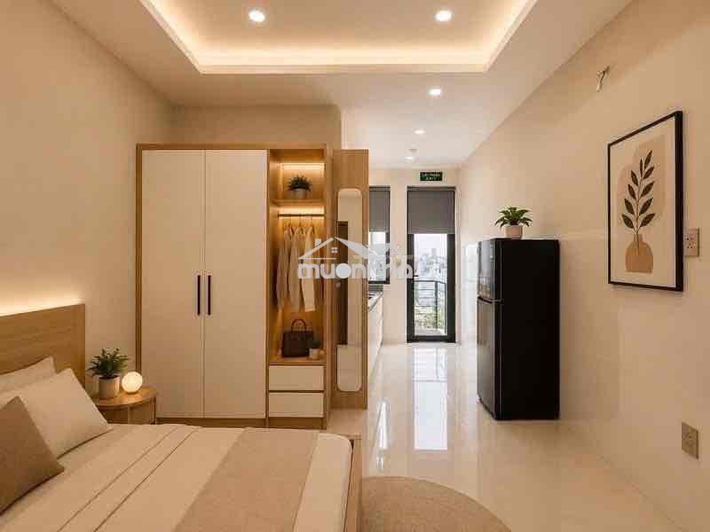 Studio ban công full nội thất ngay ngã 5 chuồng chó - 2
