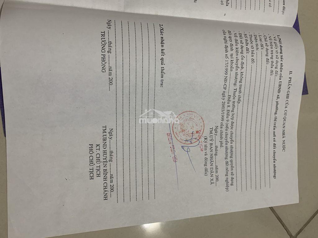 Bán đất vĩnh lộc a, xã bình chánh, liên ấp 2_6 - 2