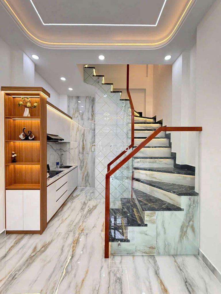 Hẻm ô tô 8m, 4 tầng 3 phòng ngủ 3wc, ngay siêu thị emart phan văn trị - 4