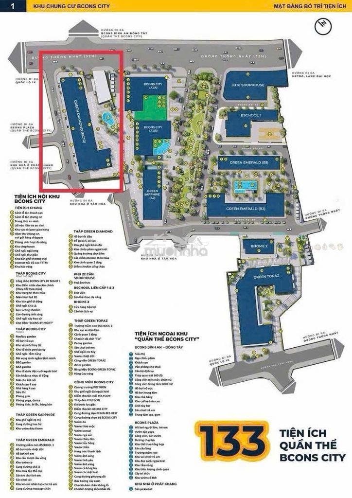 Bán căn hộ 1pn bcons city ngay làng đại học cách ga metro 5 phút - 3