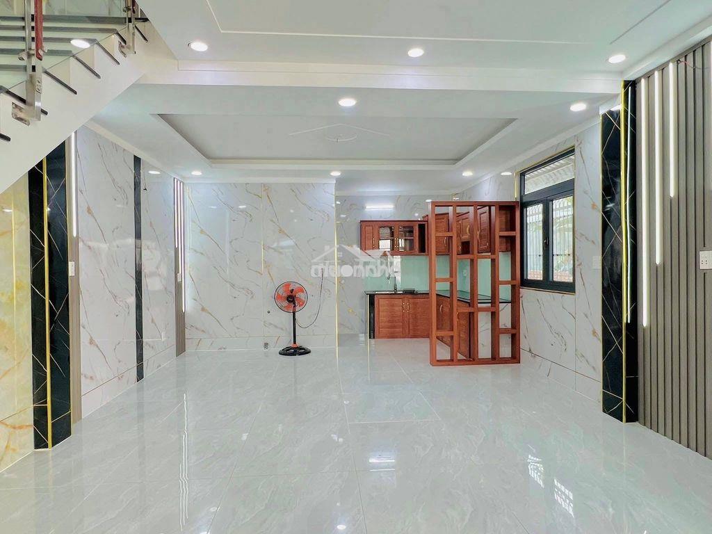 Bán rẻ nhà trệt lầu góc 2 mặt tiền gần ngã tư bình chuẩn _ thuận an - 4