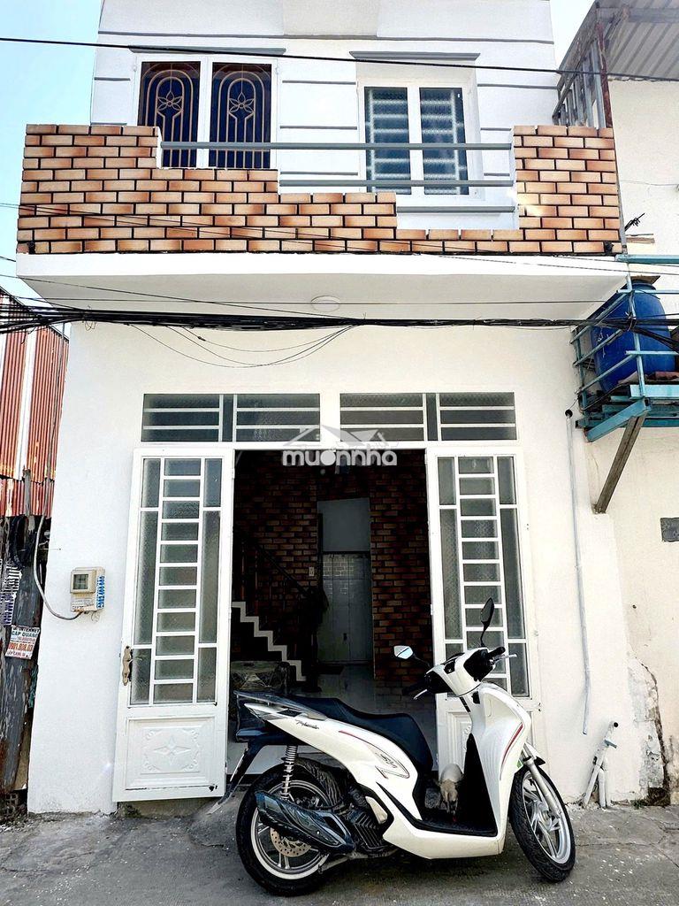 Nhà đẹp hẻm xe tải đúc 1 lầu có 2pn 2wc mặt tiền đường liên tổ 4-5 - 2