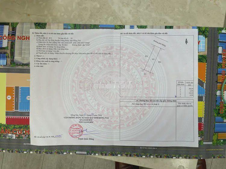 Đất nền thổ cư tại xã hưng thịnh, đồng nai, tây hòa trảng bom - 3