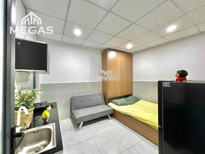Studio đầy đủ nội thất như hình - ngay cvpm quang trung