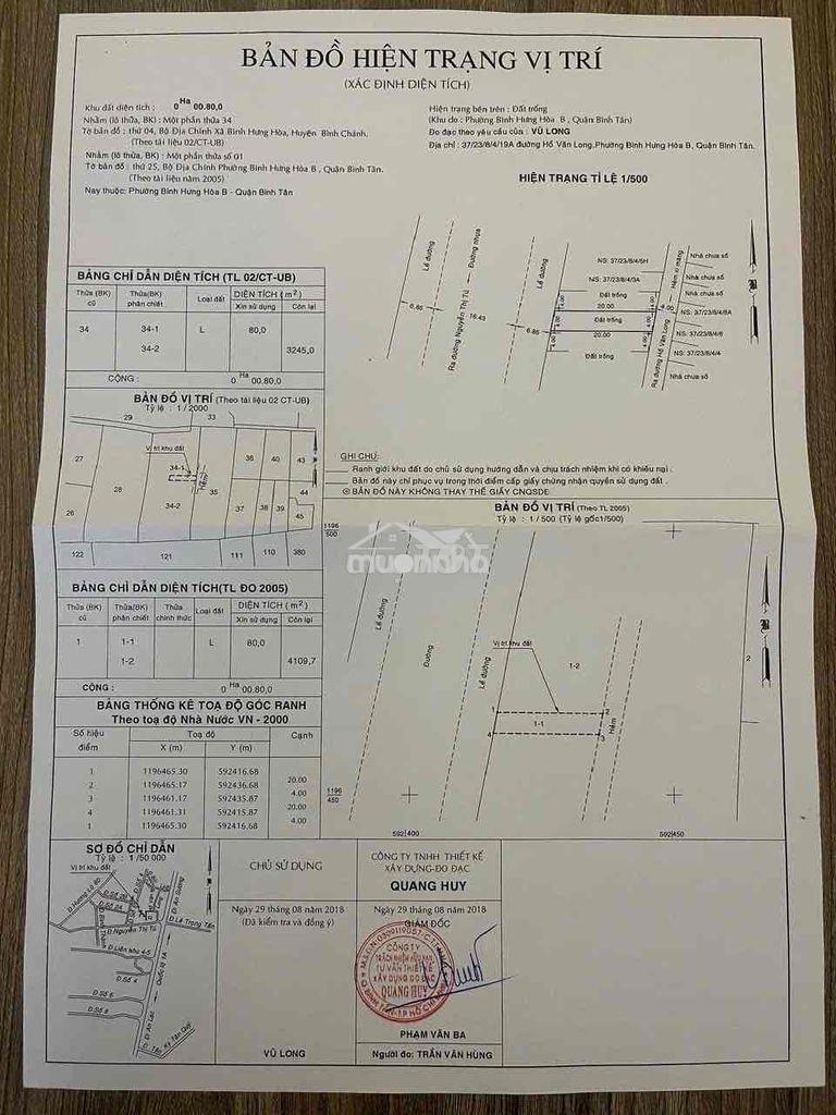 Bán đất nền chính chủ kdc đông đúc hiện hữu