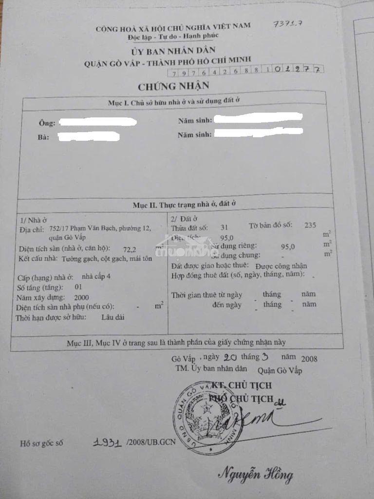 Khu vip gò vấp 95m² – hẻm 10m – sau làng sos- tiện xây mới cực đẹp - 3