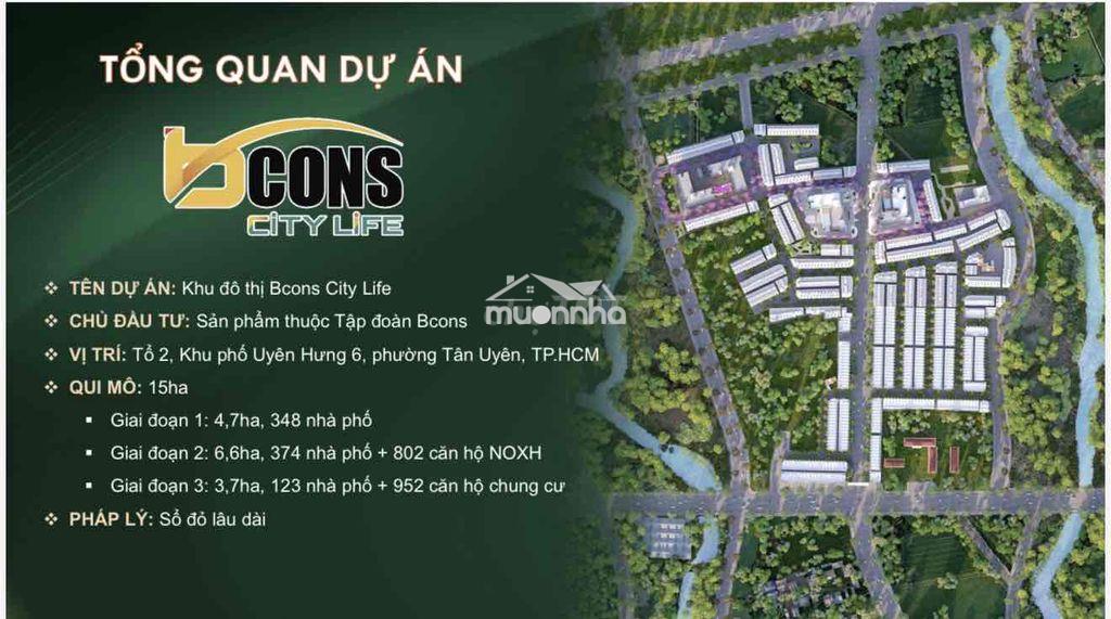Nhà phố bcons city life thanh toán 21 tháng vốn từ 20% hỗ trợ lãi suấ - 3