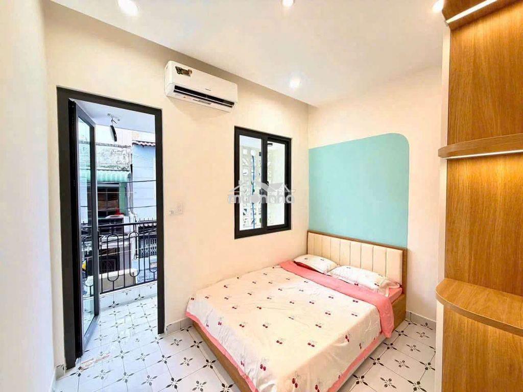 Phan văn trị, bt, 44m, 2 tầng, hẻm xe hơi, 6,3 tỷ, tặng full nt, - 3