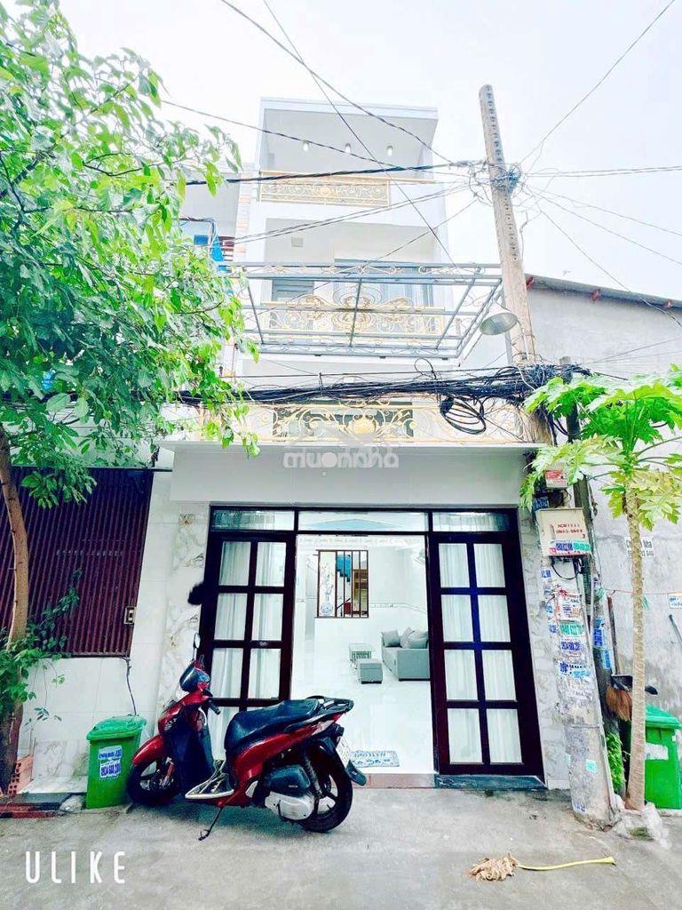 Nhà cho thuê 4x13 3 lầu hẻm 1/ 6m lê văn quới