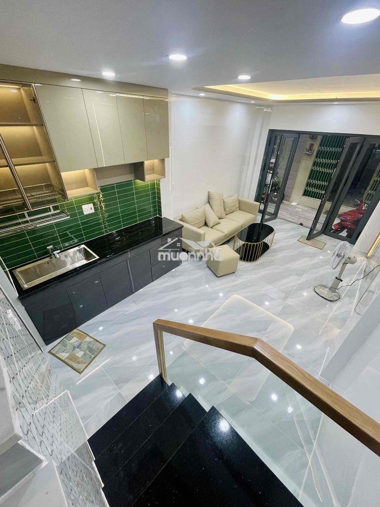 Nhà mới đẹp hẻm 152 lạc long quân, sổ hồng hoàn công đầy đủ, hẻm thông - 2