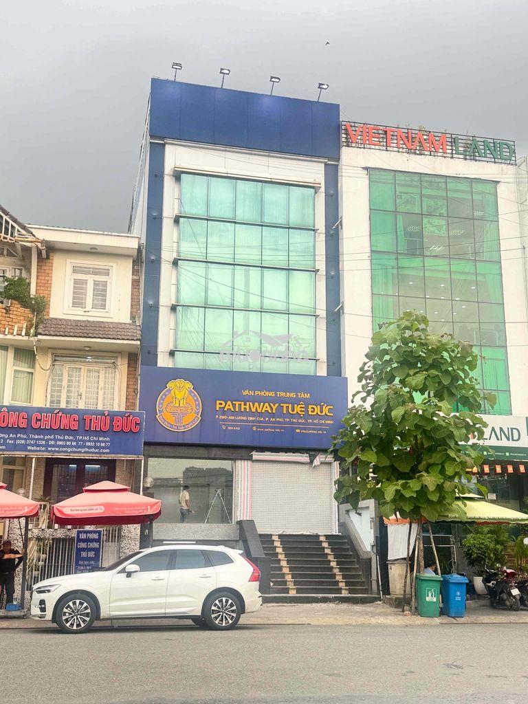 Toà vp ngang 7m, 600m2 mặt tiền lương định của, an phú- q2