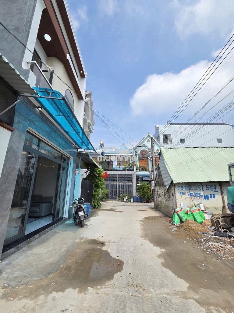 Bán nhà trệt lầu giá rẻ gần ngã tư bình chuẩn - thuận an - 2