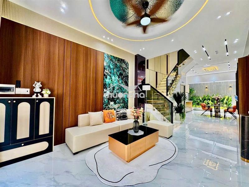 🍀🍀60m2, bán nhà phan văn trị, xây mới 4 tầng, ✅hẻm 5m, p1 gò vấp, 7 ty