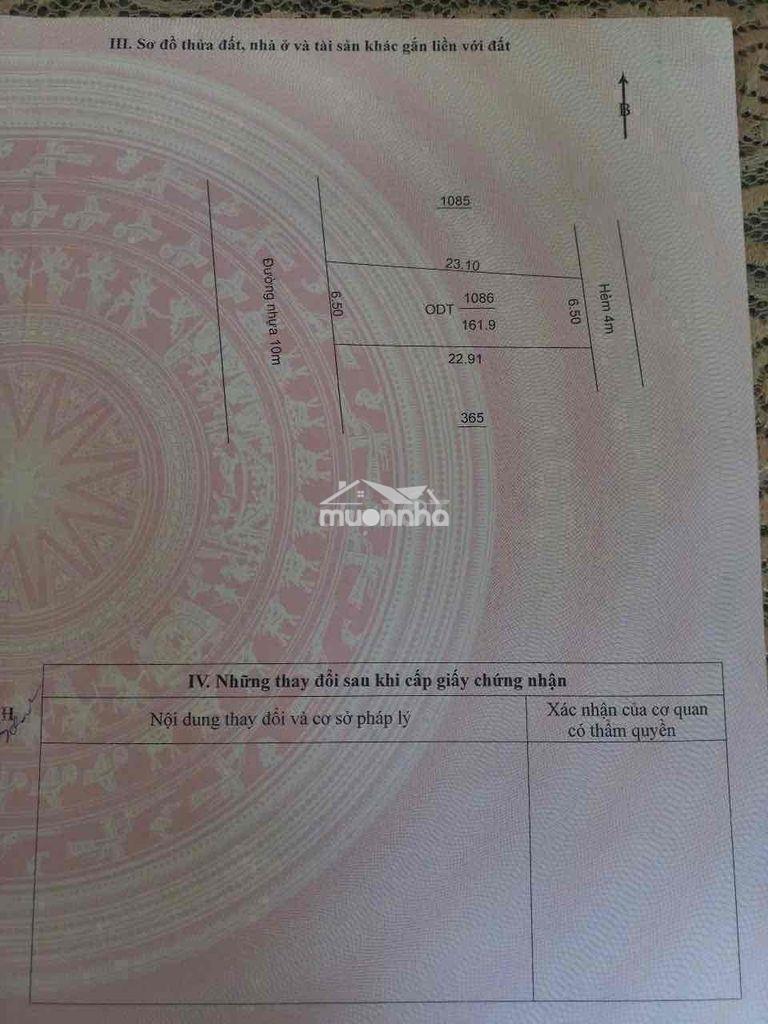 Đất hẻm 82 nguyễn chí thanh, gần cửa 7 chợ long hoa, chỉ 230 triệu 1m - 2