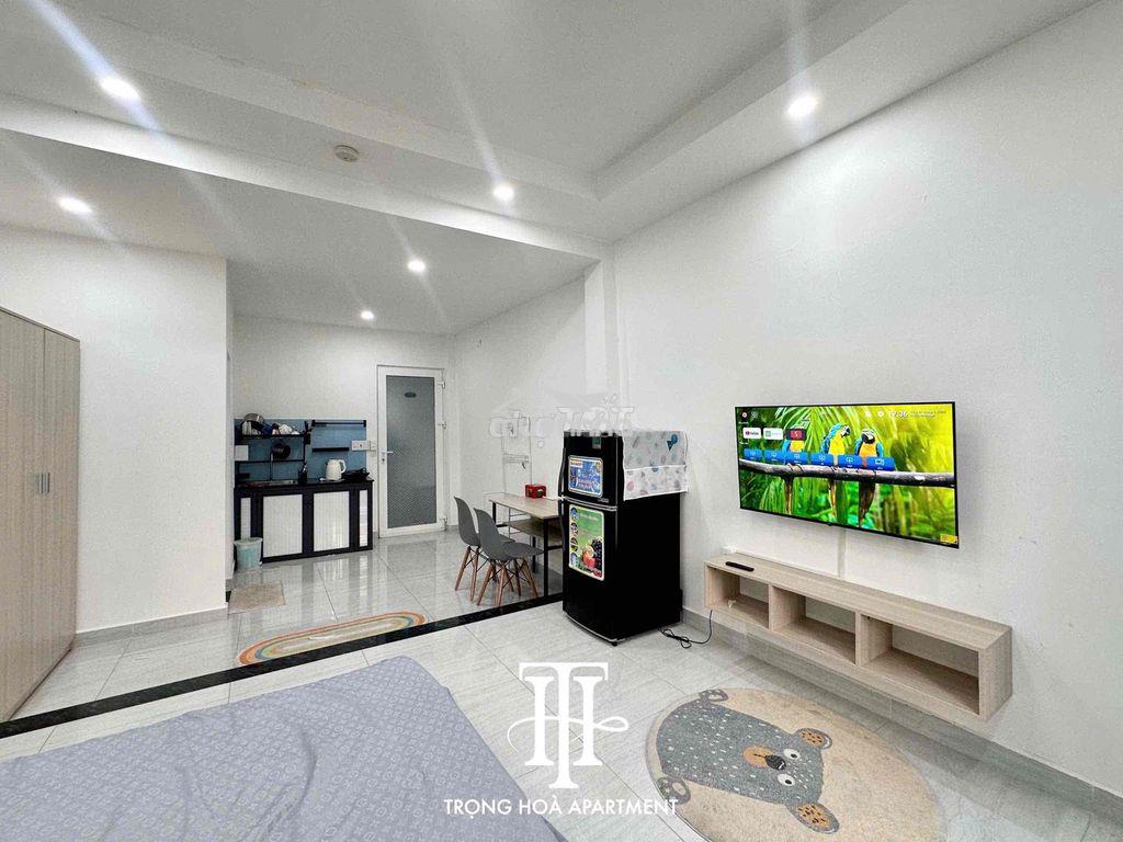 Thuê căn hộ studio ban công full nội thất xịn gần ngã tư phú nhuận - 4