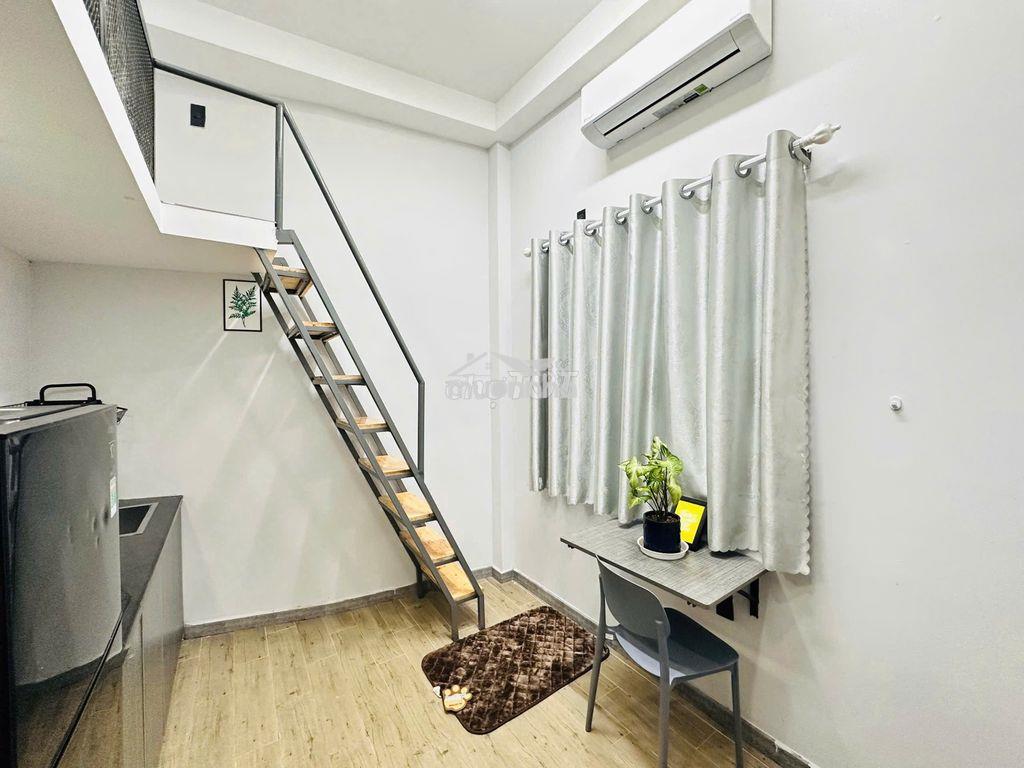 Cho thuê chdv duplex, full nt, thang máy, gác, 25m2, 5tr5 - 2