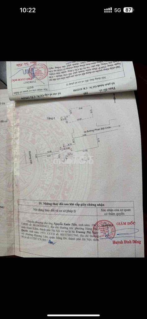 Cần bán gấp lô đất kiệt phan bội châu ngay trung tâm thành phố - 3