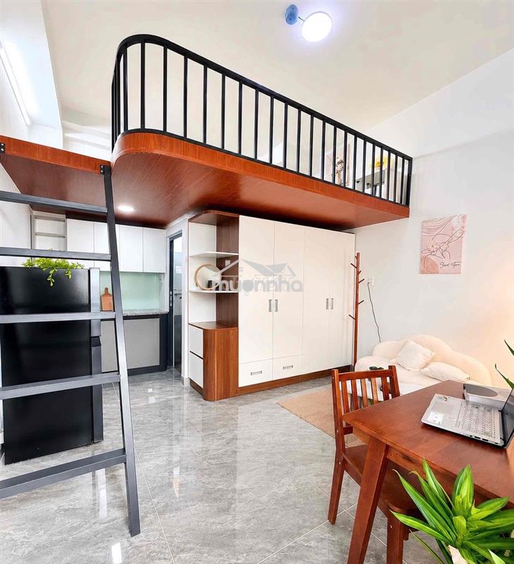 Phòng gác đẹp mới xây 100% gần đại học nguyễn tất thành, iuh, vlu