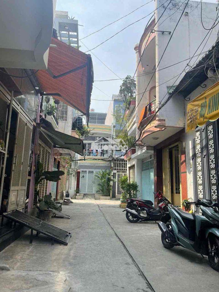Hẻm xe hơi 27 kinh dương vương, dt: 3.6x13m trệt 2 lầu, 6tỷ