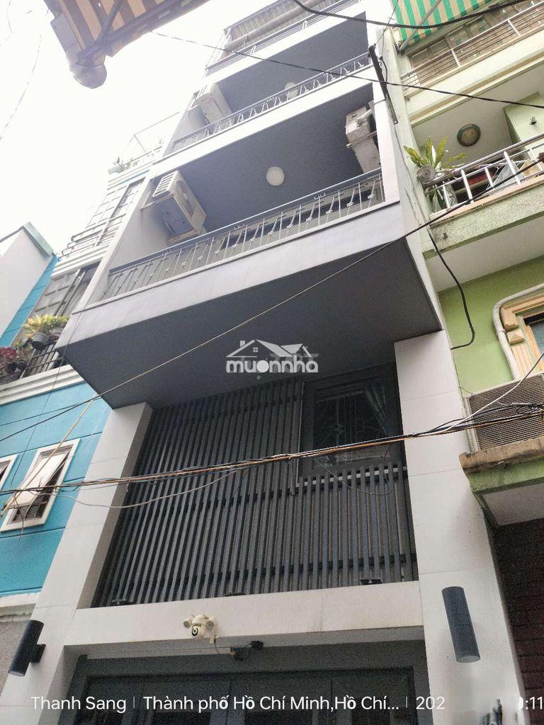 Nhà 1 trệt lửng 3 lầu 3x10m 4 phòng 4 wc hẻm nguyễn trãi ( hẻm cụt - 3