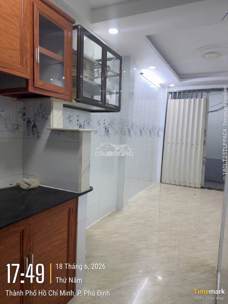 Cần bán nhà hẻm đường bình đông, phường phú định giá bán 2ty150 - 2