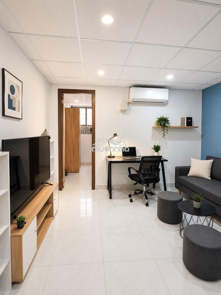 Cho thuê căn 1pn ngay trường vẽ, vạn kiếp, phan đăng lưu - Ảnh 4