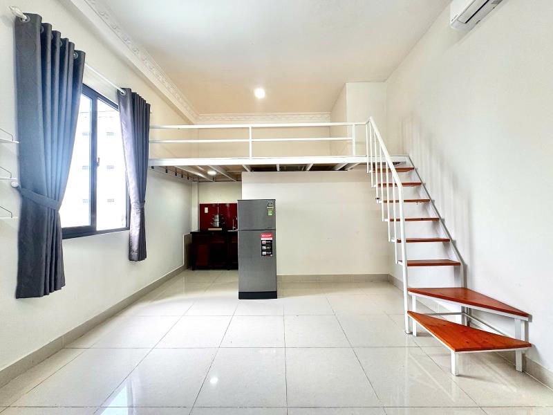 Gác lửng full nội thất gần hàng xanh, đh gtvt, hutech