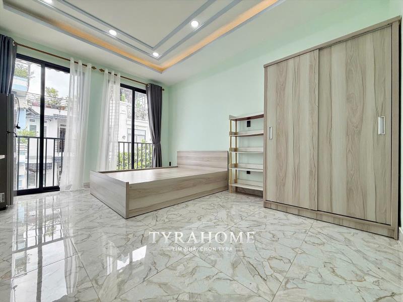 Studio full nội thất - ban công lớn - máy giặt riêng - ngay các trường dh văn lang, hutech, uth - di chuyển nhanh q1, phú nhuận, q2