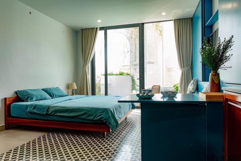 Cho thuê 1pn vibe vintage, nội thất cao cấp ngay ung văn khiêm, nguyễn gia trí, gần khu đại học hàng xanh